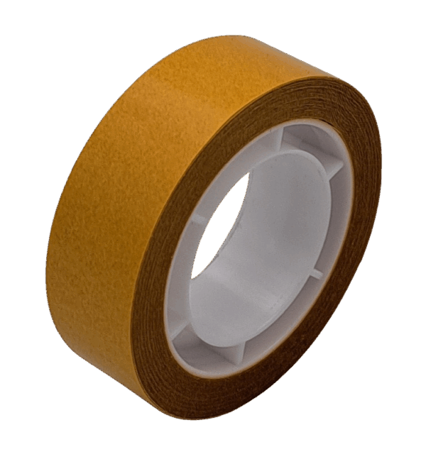 Klebe- und Bastelband doppelseitig permanent Vlies 100my mit 26mm Plastikkern – Bild 3