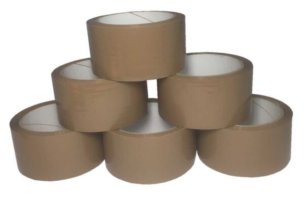 Paketklebeband PP 48mm x 66m 38my mit 76mm Pappkern braun