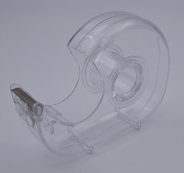 Handabroller Lux transparent für Bänder bis 19mm x 33m mit 26mm Kern