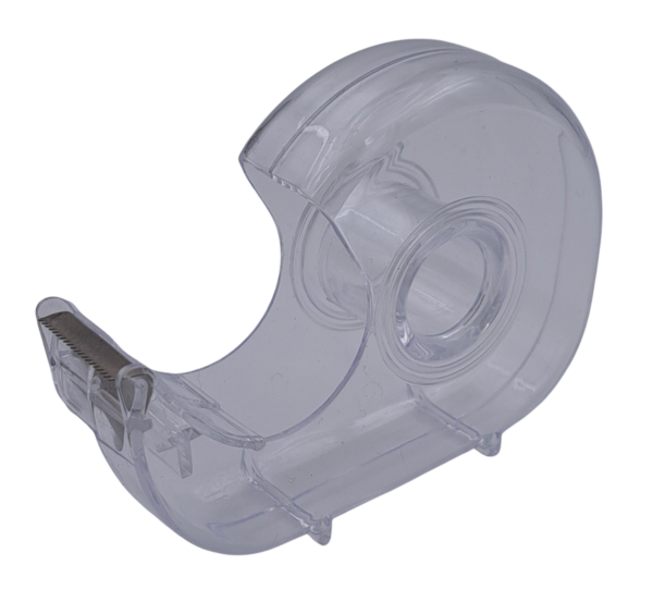 Handabroller Lux transparent für Bänder bis 19mm x 33m mit 26mm Kern